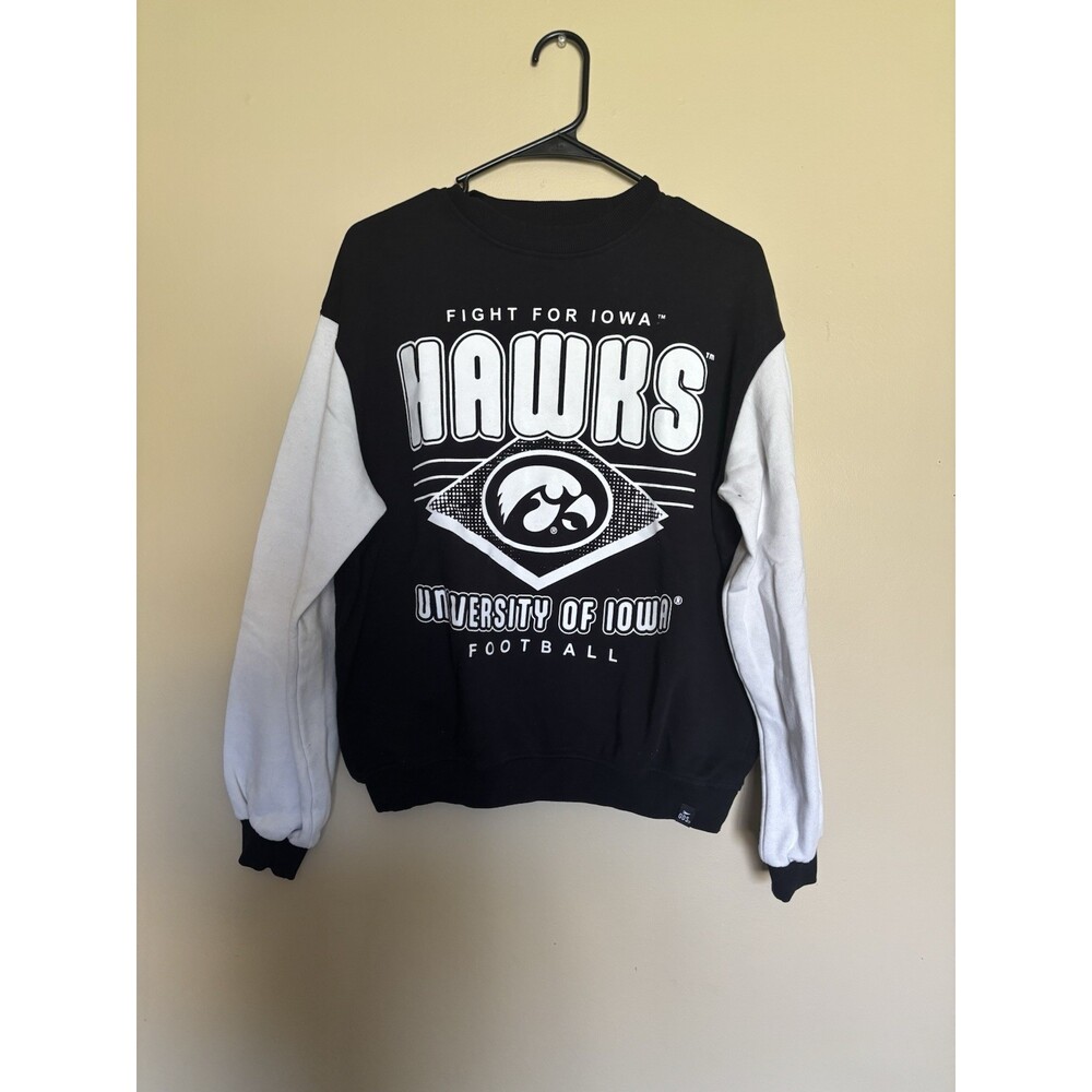 Gameday Social University Iowa Hawkeyes Football Sweatshirt Crew Neck SZ Small